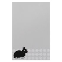 Netherland Dwarf Rabbit Silver Marten Stationery