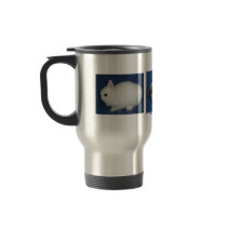 Netherland Dwarf Travel Mug by WendyMorneau Netherland Dwarf Travel Mug