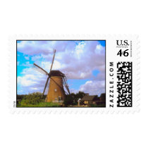 Netherland windmill postage
