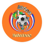 Netherlands Africa Oranje Soccer Ball Gifts Sticker