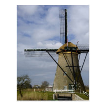 Netherlands (aka Holland), Kinderdijk. 19 Postcard