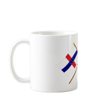 Netherlands Antilles and Bonaire Crossed Flags Mug