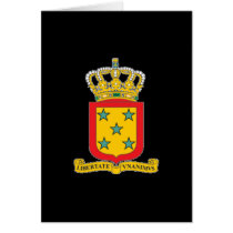 Netherlands Antilles Coat of Arms Greeting Card