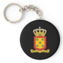 Netherlands Antilles Coat of Arms Keychains
