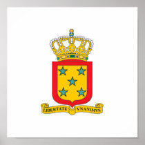 Netherlands Antilles Coat of Arms Print