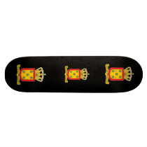 Netherlands Antilles Coat of Arms Skate Boards
