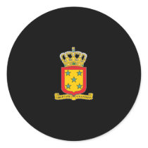 Netherlands Antilles Coat of Arms Round Stickers
