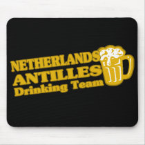 Netherlands Antilles Drinking Team Mouse Pads