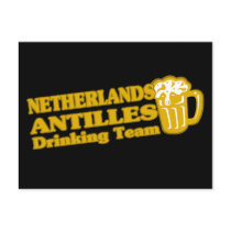 Netherlands Antilles Drinking Team Post Cards
