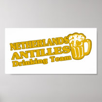 Netherlands Antilles Drinking Team Print
