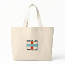 Netherlands Antilles Flag Tote Bag