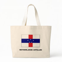 Netherlands Antilles Flag Canvas Bag