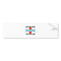Netherlands Antilles Flag Bumper Sticker