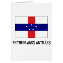 Netherlands Antilles Flag cards by flagshirt Netherlands Antilles Flag cards