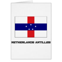 Netherlands Antilles Flag Greeting Card