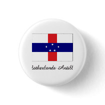 Netherlands Antilles Flag Design buttons