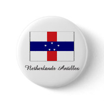 Netherlands Antilles Flag Design buttons