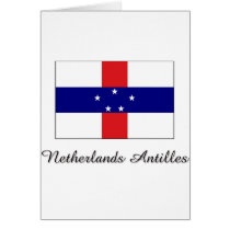 Netherlands Antilles Flag Design cards
