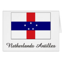 Netherlands Antilles Flag Design cards