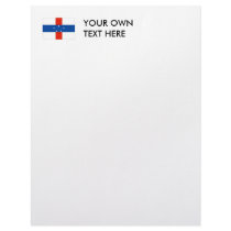 Netherlands Antilles Flag letterhead by flagshirts Netherlands Antilles Flag letterhead