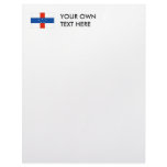 Netherlands Antilles Flag Letterhead Template