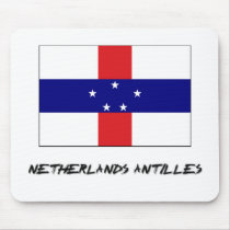 Netherlands Antilles Flag mousepads