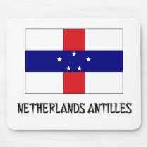Netherlands Antilles Flag mousepads