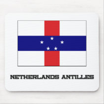 Netherlands Antilles Flag mousepads