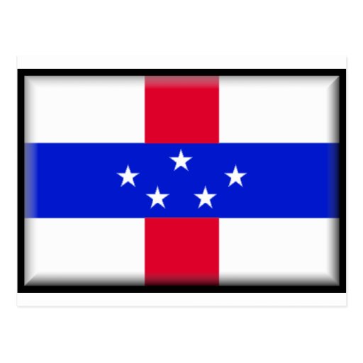 Netherlands Antilles Flag Postcard