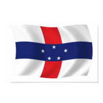 Netherlands Antilles Flag Poster Print by LivingFlags2 Netherlands Antilles Flag Poster Print