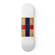 Netherlands Antilles Flag Skate Board Deck