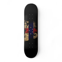 Netherlands Antilles Flag Custom Skate Board