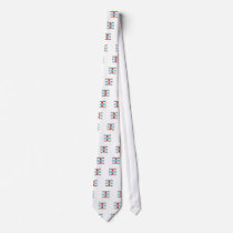 Netherlands Antilles Flag Custom Ties