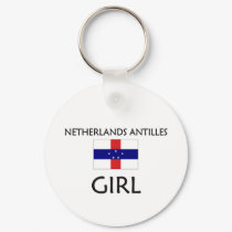 NETHERLANDS ANTILLES GIRL keychains by flagshirt NETHERLANDS ANTILLES GIRL keychains