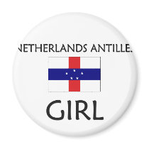 NETHERLANDS ANTILLES GIRL magnets