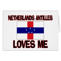Netherlands Antilles Loves Me cards