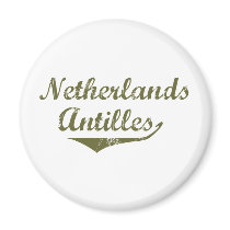 Netherlands Antilles Revolution Style magnets