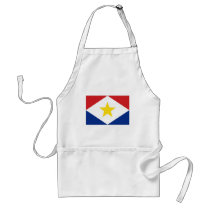 Netherlands Antilles Saba Flag Apron