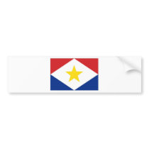 Netherlands Antilles Saba Flag Bumper Sticker