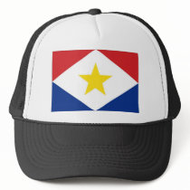 Netherlands Antilles Saba Flag Mesh Hats