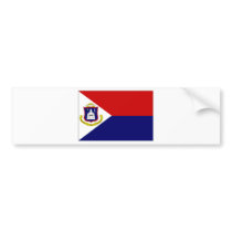Netherlands Antilles St Maarten Flag Bumper Sticker