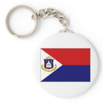 Netherlands Antilles St Maarten Flag Keychains