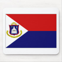 Netherlands Antilles St Maarten Flag Mouse Pad