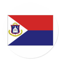 Netherlands Antilles St Maarten Flag Stickers