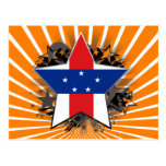 Netherlands Antilles Star Postcard
