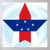 Netherlands+Antilles Star Posters