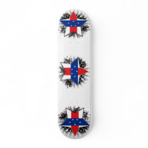 Netherlands Antilles Star Custom Skateboard