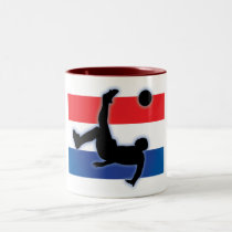 Netherlands Bicycle Kick mugs