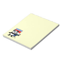 Netherlands Birding Panda Scratch Pads