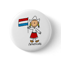 Netherlands Button by stick_figures Netherlands Button